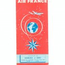 Vintage Air France Casablanca et Rabat  Octobre 1959 October  Travel Brochure / Guide