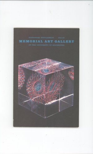 Vintage Handbook Supplement Memorial Art Gallery Of The University Of Rochester 1968