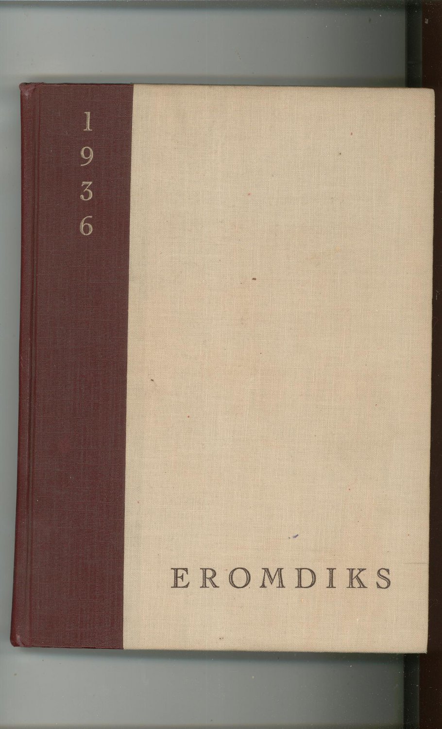 Eromdiks 1936 Yearbook Year Book Skidmore College New York Advertisements