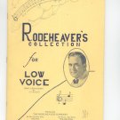 Vintage Rodeheaver's Collection For Low Voice Music