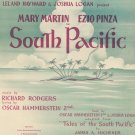 Some Enchanted Evening South Pacific Vintage Sheet Music Williamson Music Inc.