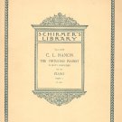 Vintage Schirmer's Library Vol. 1071 C. L. Hanon The Virtuoso Pianist Piano Part 1