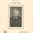 Vintage Album Leaf Op. 12 No. 7 Grieg Sheet Music Progressive Series Compositions No. 449