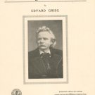 Vintage Solvejg's Song Grieg Sheet Music Progressive Series Compositions No. 563