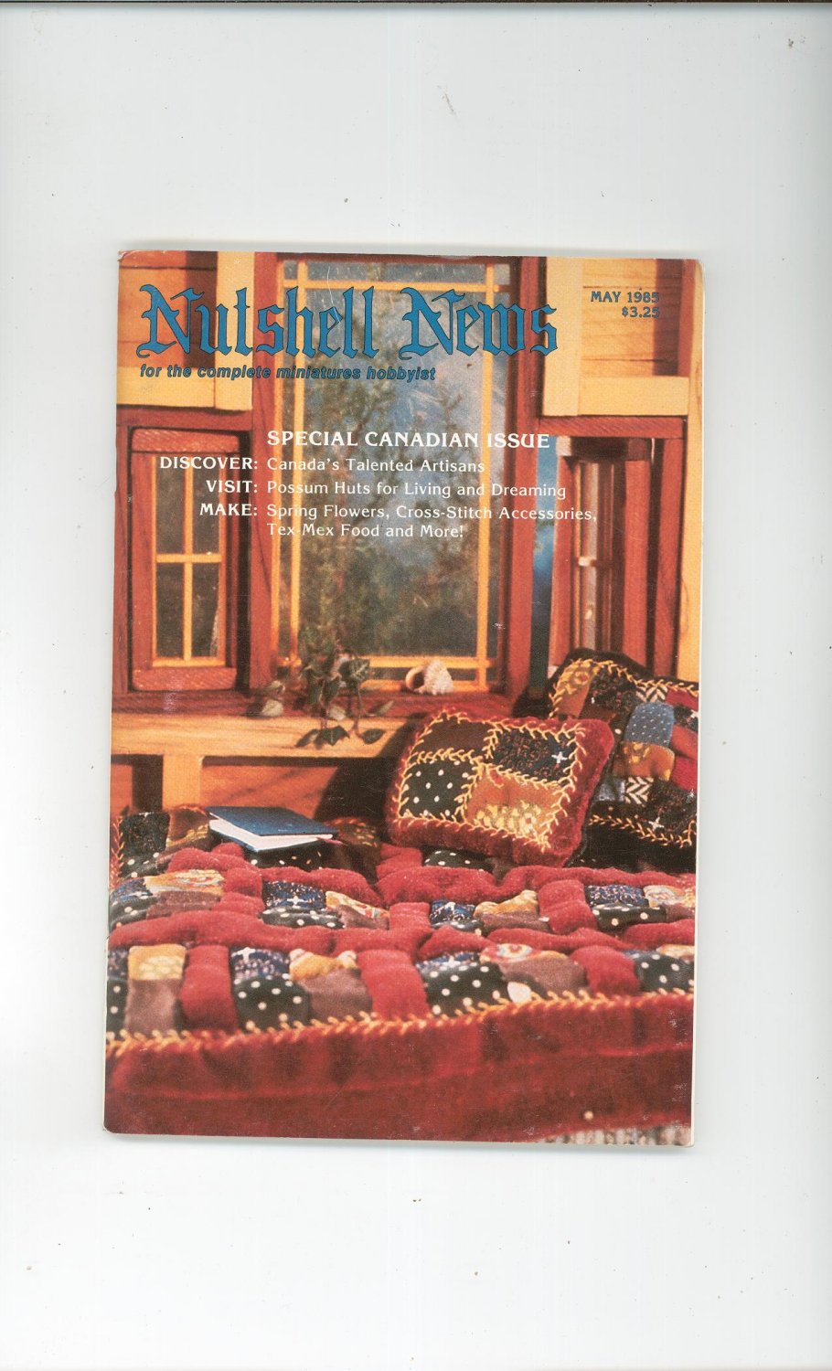 Nutshell News Complete Miniatures Hobbyist Magazine Back Issue May 1985