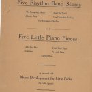 Vintage Rhythm Band Scores & Little Piano Pieces Pupil Set