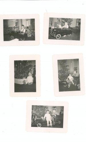 Vintage Photograph Lot Of 5 Assorted Child Baby B&W Very Nice