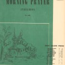 Vintage Morning Prayer Sheet Music Century Music Publishing