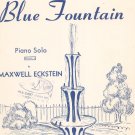 Vintage The Blue Fountain Sheet Music Carl Fischer Inc.