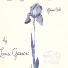 Vintage Blue Iris Sheet Music Schroeder & Gunther Inc.