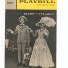 Playbill Destry Rides Again Imperial Theatre Souvenir Program 1959 Vintage