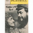 Playbill Fiddler On The Roof Majestic Theatre Souvenir Program 1967