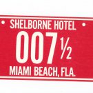 Souvenir Advertising Shelborne Hotel Florida License Plate Postcard Vintage Lot Of 3