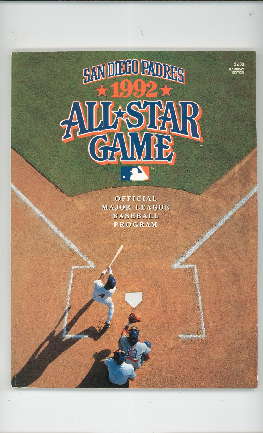 Souvenir 1992 San Diego Padres All Star Game Gameday Program Official