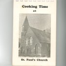 Regional Cooking Time At St. Paul's Church Cookbook New York Vintage 1964