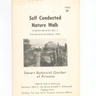 Vintage Desert Botanical Garden Of Arizona Bulletin No. 2 1974 Nature Walk