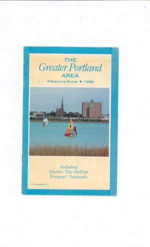 Greater Portland Area 4 Seasons Travel Guide 1988