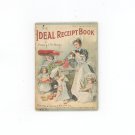 The Ideal Receipt Book Cookbook Harriet McMurphy Food Cutter Meat Cutter 1898