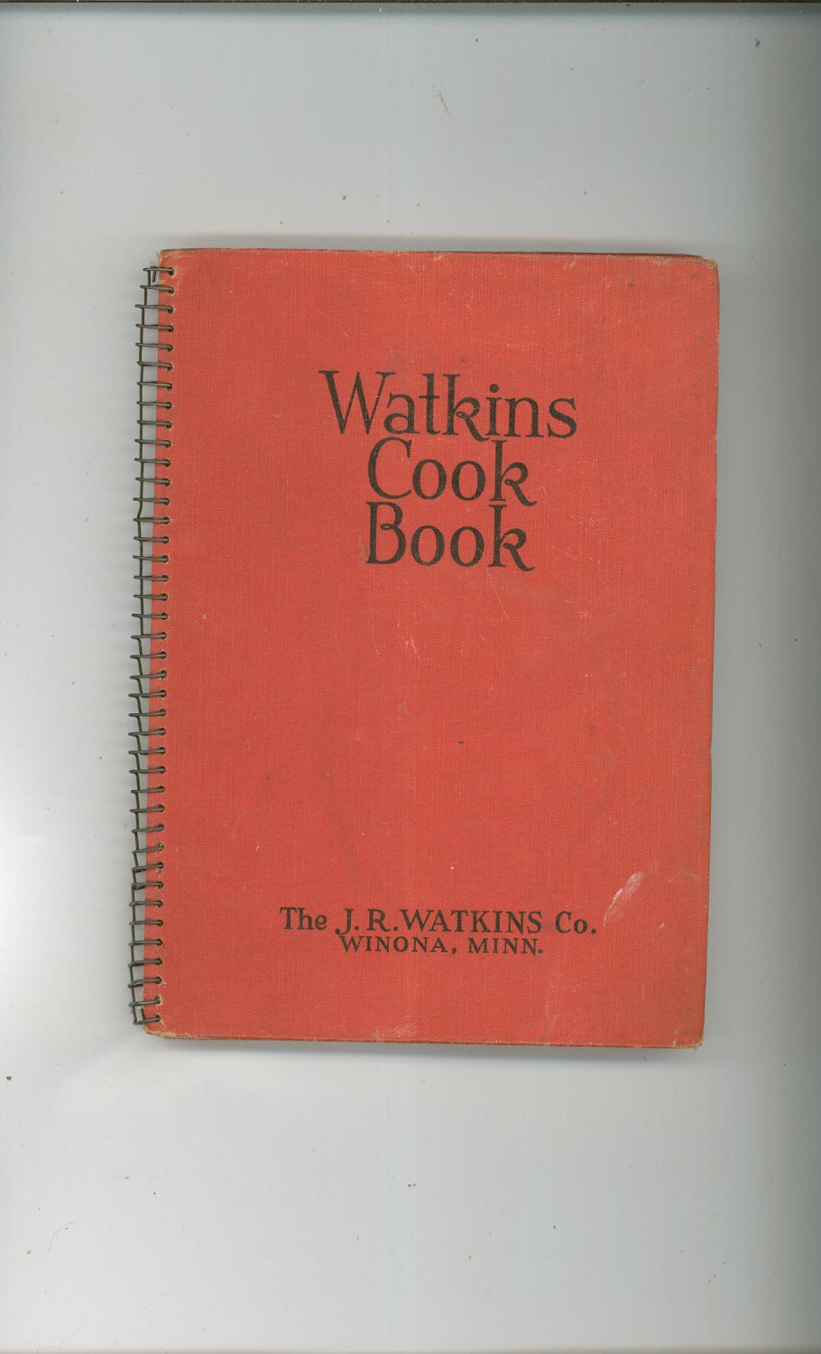 Watkins Cook Book Cookbook Vintage 1936