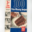 Pillsbury's 3rd Grand National 100 Prize Winning Recipes Cookbook First Edition Vintage 1952