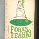 Forum Feasts Cookbook Regional Forum School New Jersey Vintage 1969