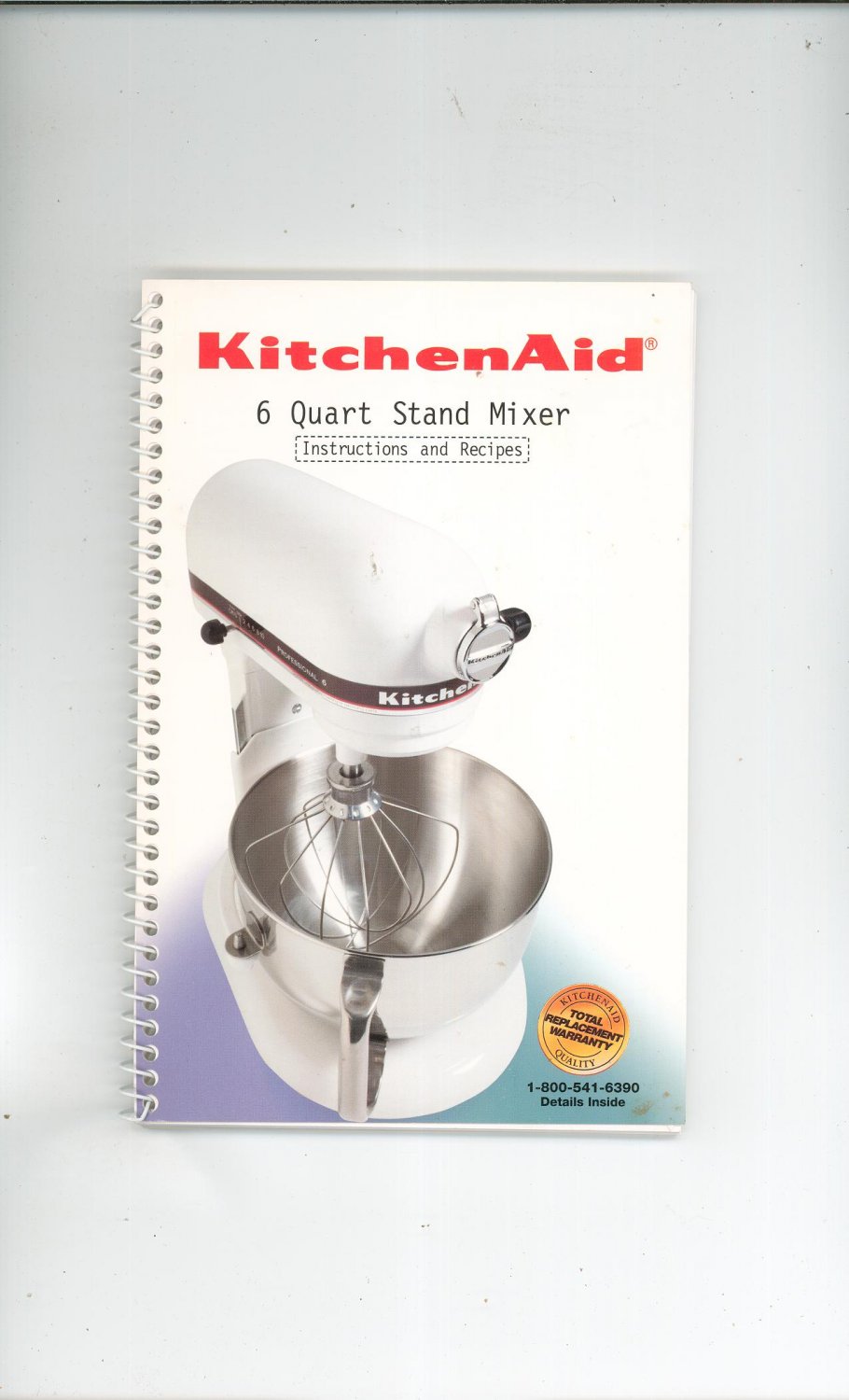 KitchenAid Stand Mixer Recipes and Instructions Book Cookbook