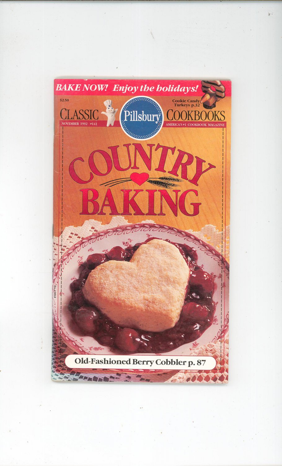 Pillsbury Country Baking Cookbook Classic #141 1992