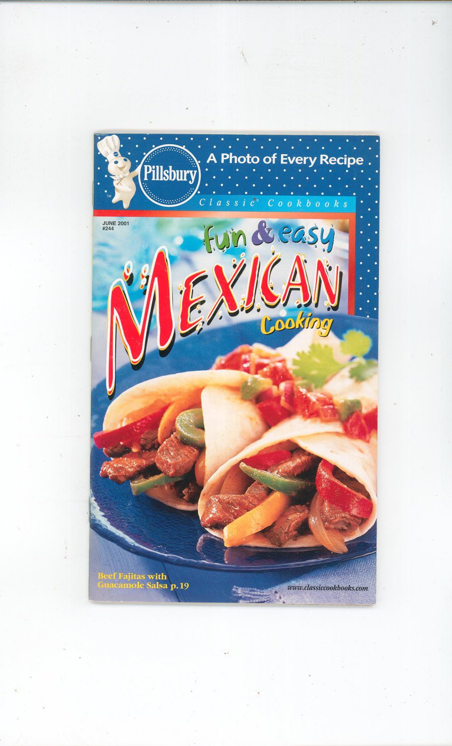 Pillsbury Fun & Easy Mexican Cooking Cookbook Classic #244 2001