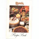 Kahlua Recipe Book Cookbook