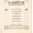 Vintage The Campus Newsletter University Of Rochester Volume XXXI Number 13 May 1906