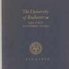 Vintage The University Of Rochester The First Hundred Years 1950 Centennial