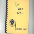 What's Cookin' Cookbook Regional Jayncees Jamestown  Vintage 1965