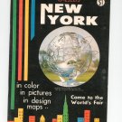 Vintage Nester's New York Travel Guide / Brochure 1965 A Great City Illustrated