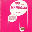 Smith's 100 Solos Mandolin Or Violin Music Book Vintage