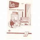 Vintage Better Business Bureau Facts You Should Know Investment Companies Booklet 1964