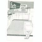 Vintage Better Business Bureau Facts You Should Know Home Appliances Booklet 1960