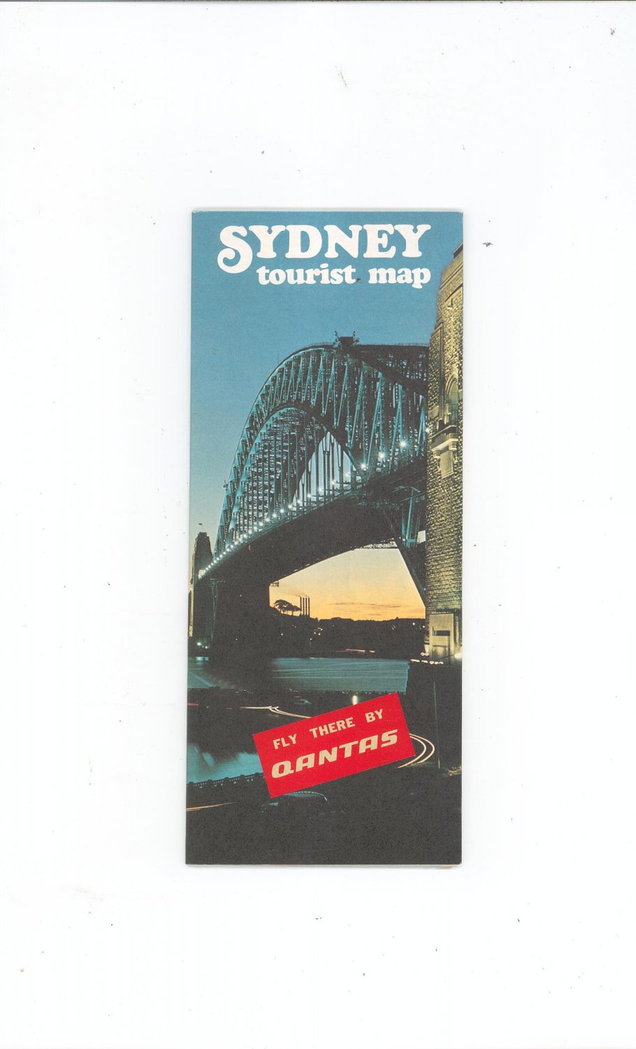 Vintage Sydney Tourist Map 1971 Fly There By Quantas