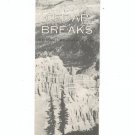 Vintage Cedar Breaks  National Monument Utah Travel Brochure 1960