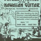 Santos Diagram Method For Hawaiian Guitar Musical Notation & Diagram Part Two Vintage