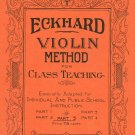 Eckhard Violin Method For Class Teaching Book 5 Vintage Santos Publishing