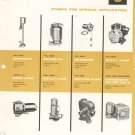 Lot Of 2 Goulds Pumps  Catalog Vintage 1956