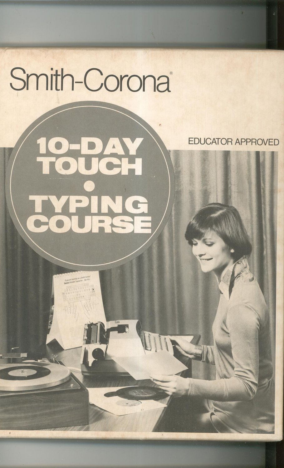 Vintage Smith Corona 10 Day Touch Typing Course Complete With Records & Box