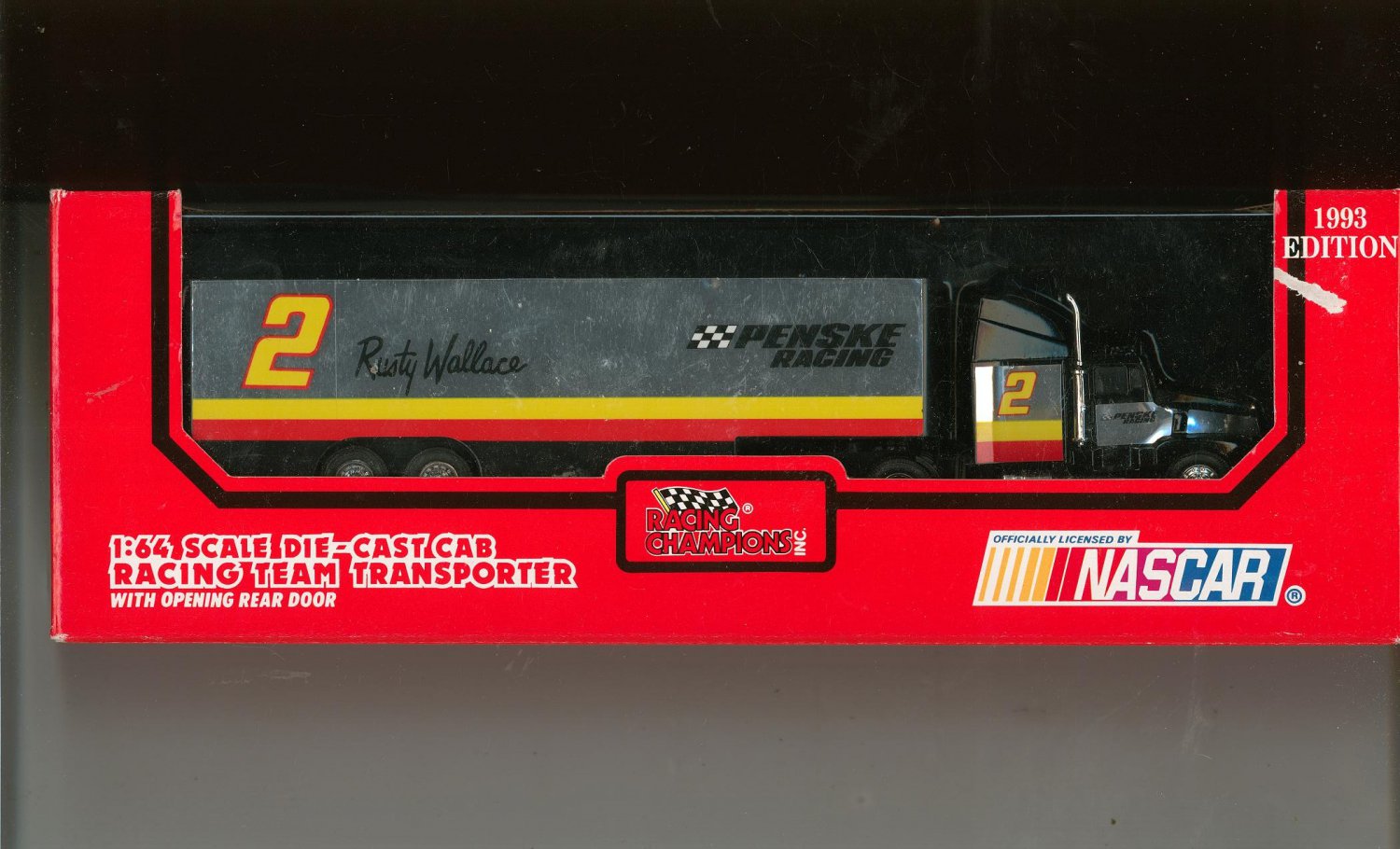 Racing Champions 1:64 Scale Die Cast Cab Racing Team Transporter 1993 ...