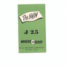 Vintage The New J 2.5 Weaver Scope Advertising Brochure Shotgun 1947