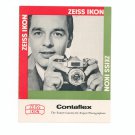Vintage Contaflex Zeiss Ikon With Price List Advertising Brochure 1959