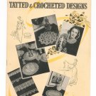 Tatted & Crocheted Designs Star Book 30 American Thread Company Vintage 1944