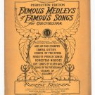 Famous Medleys Of Famous Songs For Orchestra Perfection Edition Drums Vintage