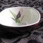 Red Wing Pottery Cup And Saucer Iris Pattern Hand Painted Very Nice