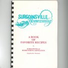Surgoinsville Homecoming Cookbook Regional Tennessee 1991