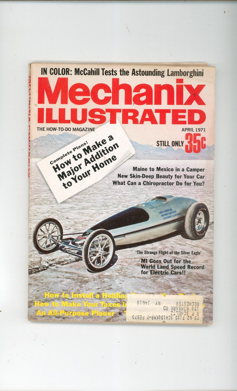 Mechanics Illustrated Magazine April 1971 Vintage McCahill Test The ...